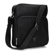 Heren Schoudertas Certosa Smart Messenger Guess , Black , Heren