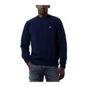 Heren Sweatshirt Donkerblauw Lacoste , Blue , Heren