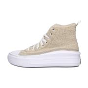 Teddy High Top Platform Sneakers Converse , Beige , Dames