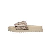 Bruine Zomer Slipper Fabetzy Guess , Beige , Dames