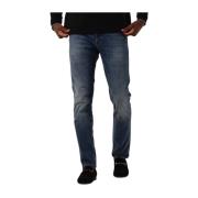 Slim Fit Blauwe Jeans Hugo Boss , Blue , Heren