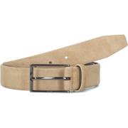 Bruin Suède Riem Calindo 10201975 02 Hugo Boss , Brown , Heren