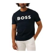 Heren Polo T-shirt Thinking 1 Hugo Boss , Blue , Heren