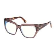 Blue Block Eyewear Frames FT 5951-B Tom Ford , Brown , Unisex