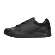 Heren Lage Sneakers Basket Core Ess Tommy Hilfiger , Black , Heren