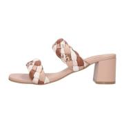 Beige Gevlochten Muiltjes Juliette Mexx , Multicolor , Dames