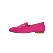 Roze Loafers met Gouden Horsebit Detail Gabor , Pink , Dames