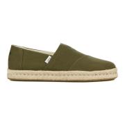 Groene Espadrilles Toms , Green , Heren