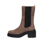 Taupe Chelsea Boots Jina Unisa , Brown , Dames