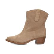 Gwen Suède Enkellaarsjes Unisa , Beige , Dames