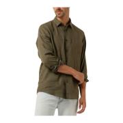 Groen Casual Overhemd Ramis Drykorn , Green , Heren