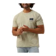 Heren Polo & T-shirt Essential Flag Tee Tommy Jeans , Green , Heren