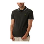 Heren Tipped Polo Shirt Lyle & Scott , Gray , Heren