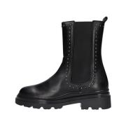 Meisjes Chelsea boots Trendy Model Hip , Black , Dames