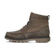 Waterdichte Moc Teen Veterschoenen Sorel , Brown , Heren