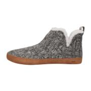 Gezellige Grijze Gebreide Pantoffels Lola Toms , Gray , Dames