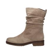 Beige Suède Enkellaarsjes 703 Gabor , Beige , Dames