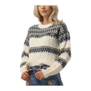 Fair Isle Gebreide Kabeltrui Scotch & Soda , Multicolor , Dames