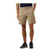 Beige Flex Shorts voor de Zomer Selected Homme , Beige , Heren