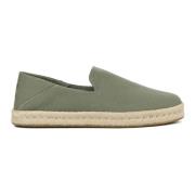 Groen Stoffen Espadrilles voor Mannen Toms , Green , Heren