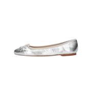 Zilveren Ballerina's met Strikdetail Inuovo , Gray , Dames