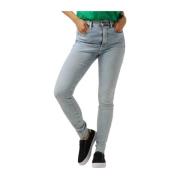 Hoge Taille Skinny Jeans Sylvia Blauw Tommy Jeans , Blue , Dames