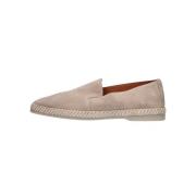 Beige Suède Loafer met Touwzool Goosecraft , Beige , Heren