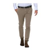 Heren Khaki Broeken Rob Alberto , Beige , Heren