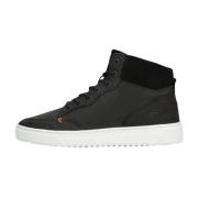 Heren Hoge Sneakers Dundee HUB , Black , Heren