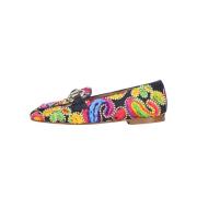 Kleurrijke Loafer met Velvet Accenten Pedro Miralles , Multicolor , Da...