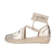 Gouden Espadrilles met Jute Zool Fred De La Bretoniere , Yellow , Dame...