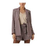 Ash Bordeaux Blazer Dames Amaya Amsterdam , Red , Dames