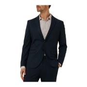 Heren Jersey Blazer in Donkerblauw Matinique , Blue , Heren