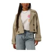 Khaki Winterjas Trendy Stijl Ydence , Beige , Dames