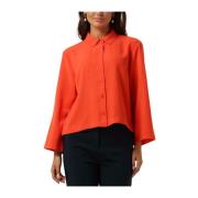 Fredamd Shirt Koraal Blouse Modström , Orange , Dames