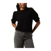 Mika Sweat Dames Sweater Zwart Minus , Black , Dames