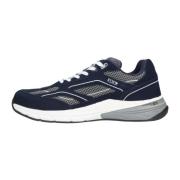 Heren Hardloopschoenen Grijs Blauw Wit Mercer Amsterdam , Blue , Heren