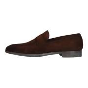 Bruine Suède Loafer Klassieke Stijl Magnanni , Brown , Heren