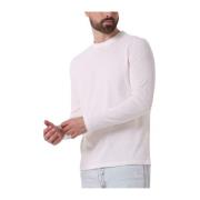 Heren Polo & T-shirt Lange Mouw Profuomo , White , Heren