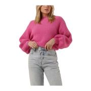 Roze Sweater & Vest Collectie Penn&Ink N.Y , Pink , Dames