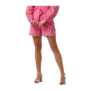 Roze Polina Shorts voor de Zomer Freebird , Pink , Dames