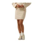 Zandkleurige Mini Rok Ingridmd Stijl Modström , Beige , Dames