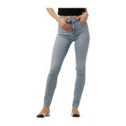 High Rise Skinny Jeans Calvin Klein , Blue , Dames