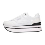 Witte Platform Sneaker Hansin Guess , White , Dames