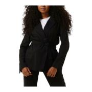 Kinsley Dames Blazer Zwart Simple , Black , Dames