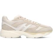 Beige Suède Lage Sneakers Hogan , Beige , Heren