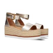 Dames Espadrilles Glyn See by Chloé , Yellow , Dames