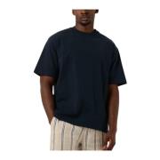 Heren Polo & T-shirts Base Tee Woodbird , Blue , Heren