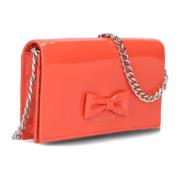 Stijlvolle Oranje Schoudertas Ted Baker , Orange , Dames