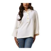 Beige Blouse Dc4715 Ottod'Ame , Beige , Dames